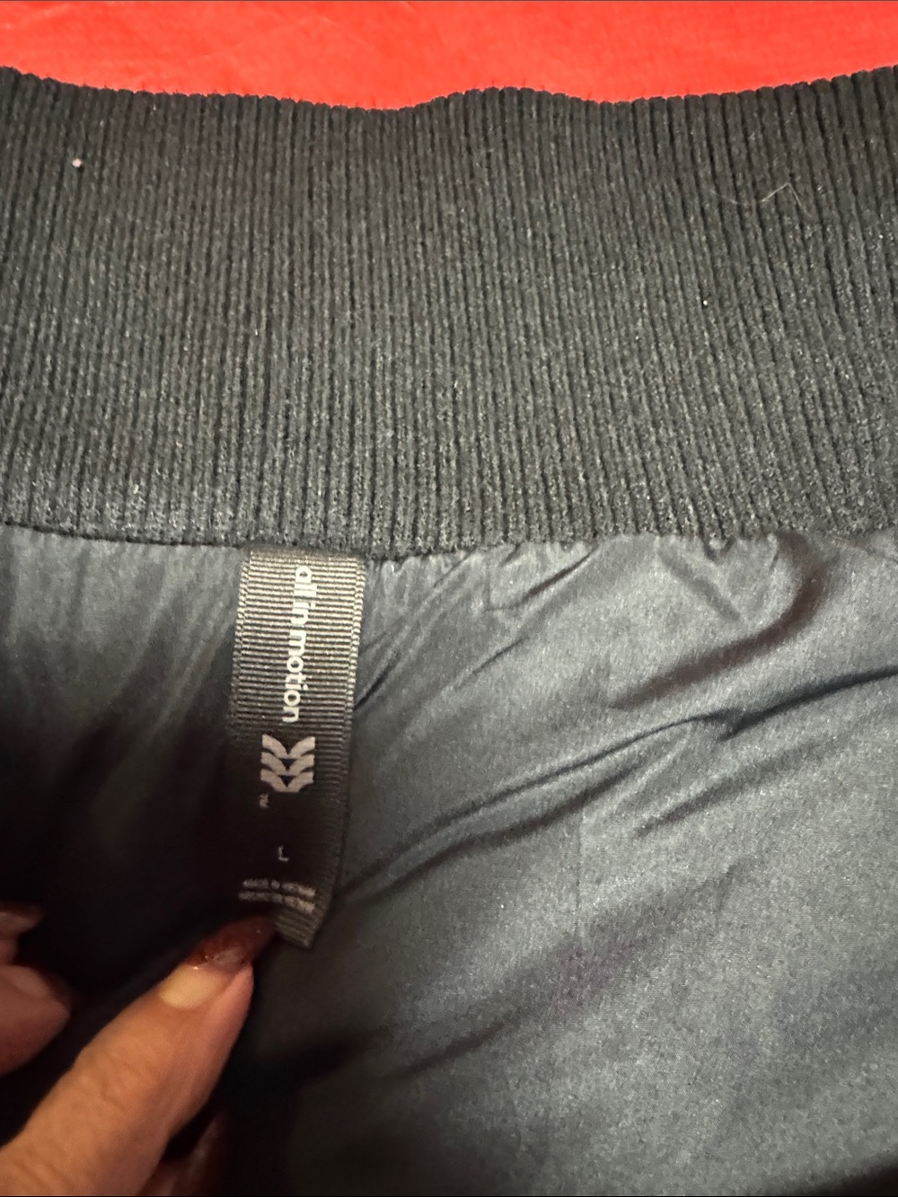 All in motion NWT L Black Quilted Cable-Knit Puffer WARMEST WINTER COAT - Picture 9 of 11